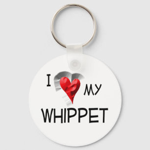 Chaveiro Eu Amo Meu Whippet