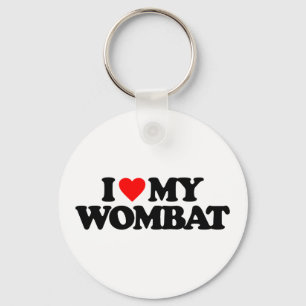 CHAVEIRO EU AMO MEU WOMBAT