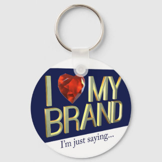 Chaveiro Eu Amo Minha Cadeia De Chave De Marca