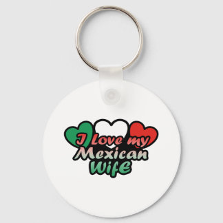 Chaveiro Eu Amo Minha Esposa Mexicana