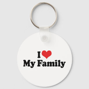 Chaveiro Eu Amo Minha Família Pingente