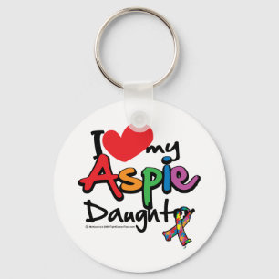 Chaveiro Eu Amo Minha Filha Aspie