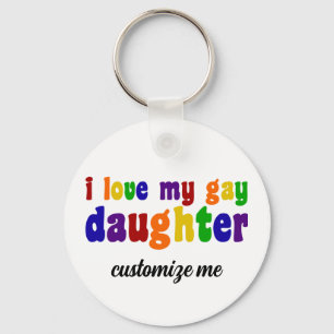 Chaveiro Eu Amo Minha Filha Gay