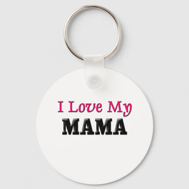 Chaveiro Eu Amo Minha Mãe (Frente)