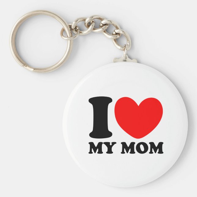 Chaveiro Eu Amo Minha Mãe (Frente)