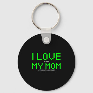 Chaveiro Eu Amo Minha Mãe Eu Adoro Quando Minha Mãe Me Deix