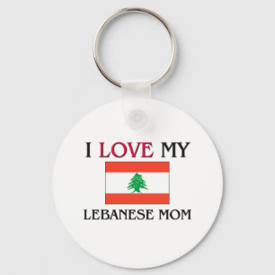 Chaveiro Eu amo minha mamã libanesa