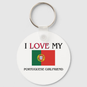 Chaveiro Eu Amo Minha Namorada Portuguesa