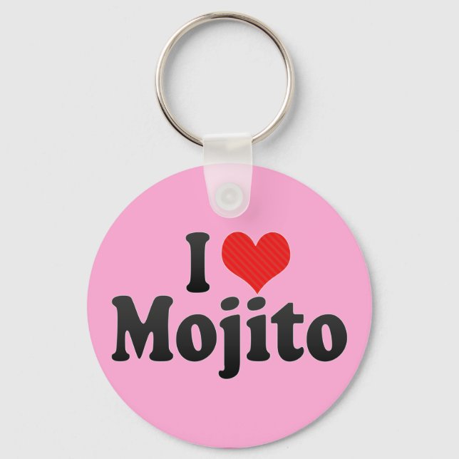 Chaveiro Eu Amo Mojito (Frente)