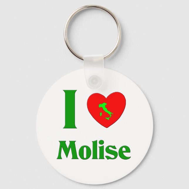 Chaveiro Eu Amo Molise Itália (Frente)