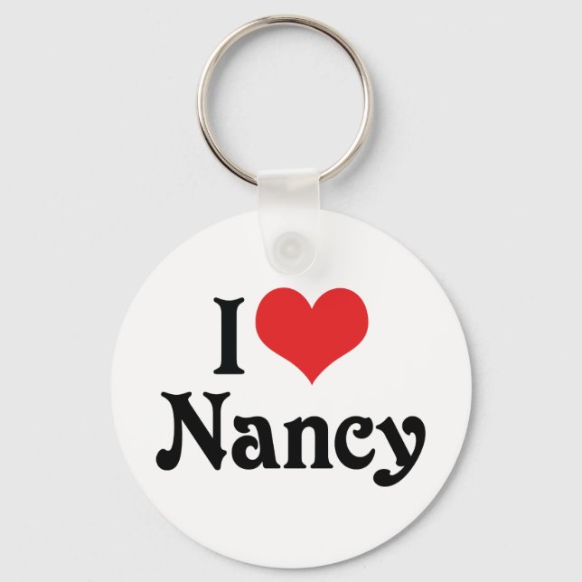 Chaveiro Eu Amo Nancy (Frente)