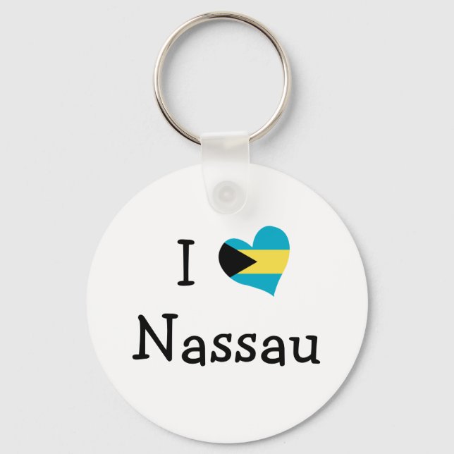 Chaveiro Eu Amo Nassau (Frente)