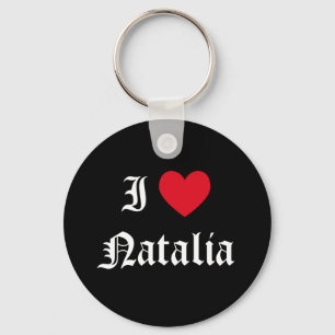 Chaveiro Eu amo Natalia