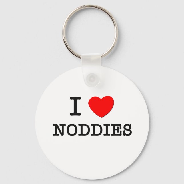 Chaveiro Eu Amo Noddies (Frente)