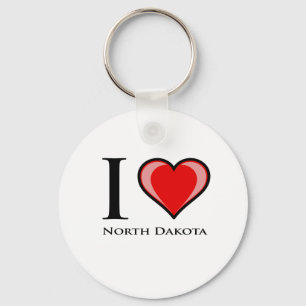 Chaveiro Eu amo North Dakota