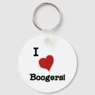 Chaveiro Eu amo o camiseta e os presentes dos Boogers