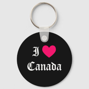 Chaveiro Eu amo o Canadá