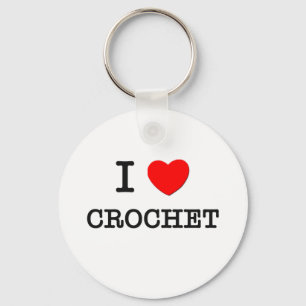 CHAVEIRO EU AMO O CROCHET