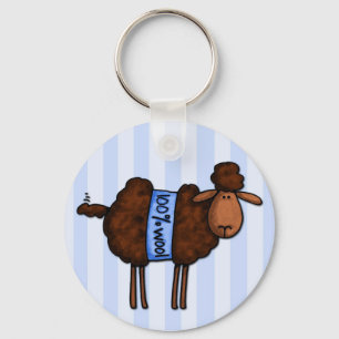 Chaveiro eu amo o crochet