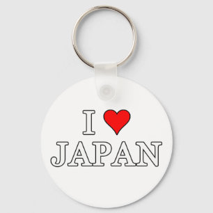 Chaveiro Eu amo o Japão