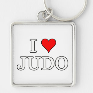 Chaveiro Eu amo o judo