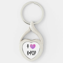 Chaveiro Eu amo o K-pop