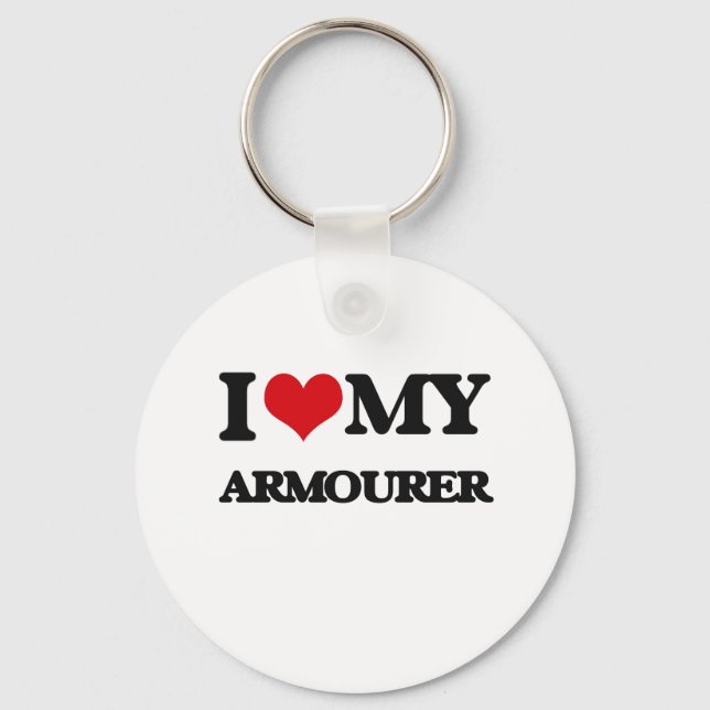 Chaveiro Eu amo o meu Armorer (Frente)