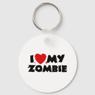 Chaveiro Eu Amo O Meu Zumbi