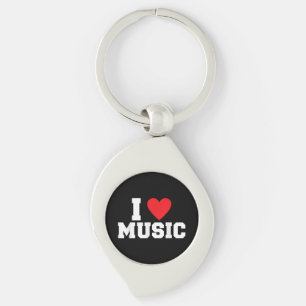 Chaveiro Eu amo o Music Lover