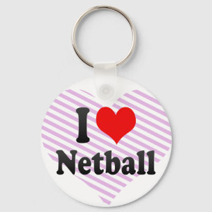 Chaveiro Eu amo o Netball