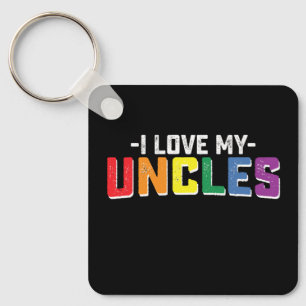 Chaveiro Eu Amo O Orgulho Dos Meus Tios Família Igualitária