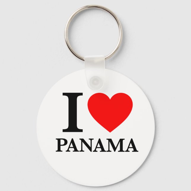 Chaveiro Eu amo o Panamá (Frente)