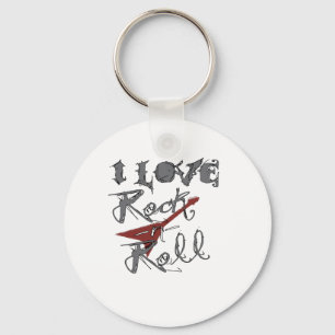 Chaveiro Eu amo o rock and roll