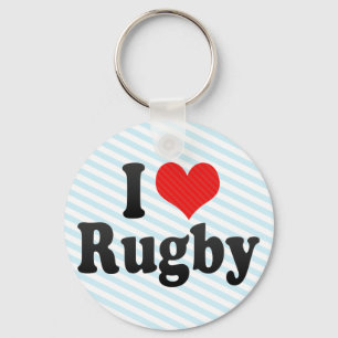 Chaveiro Eu amo o rugby