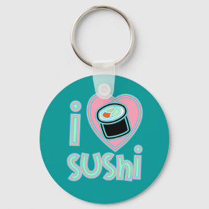 Chaveiro Eu amo o sushi