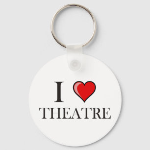 Chaveiro Eu amo o teatro