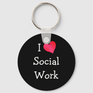 Chaveiro Eu amo o trabalho social