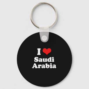 Chaveiro Eu amo o Tshirt de Arábia Saudita