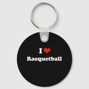 Chaveiro Eu amo o Tshirt do Racquetball