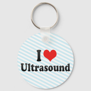 Chaveiro Eu amo o ultra-som