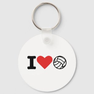 Chaveiro Eu amo o voleibol