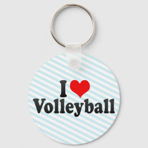 Chaveiro Eu amo o voleibol