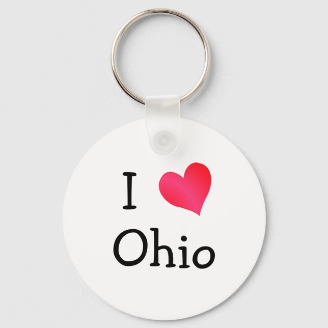 Chaveiro Eu amo Ohio (Frente)