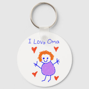 Chaveiro Eu amo Oma