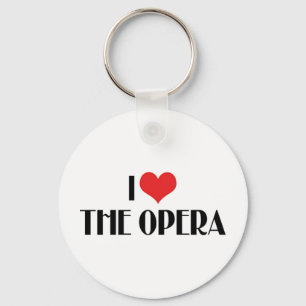 Chaveiro Eu Amo Opera Pingente de Chave