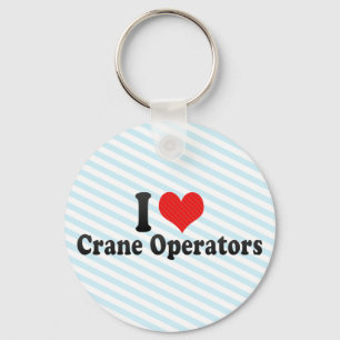 Chaveiro Eu amo operadores de guindaste
