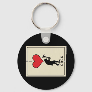 Chaveiro Eu Amo Orcs