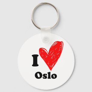 Chaveiro Eu amo Oslo