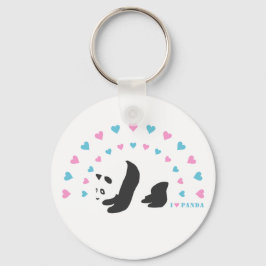 Chaveiro Eu Amo Panda