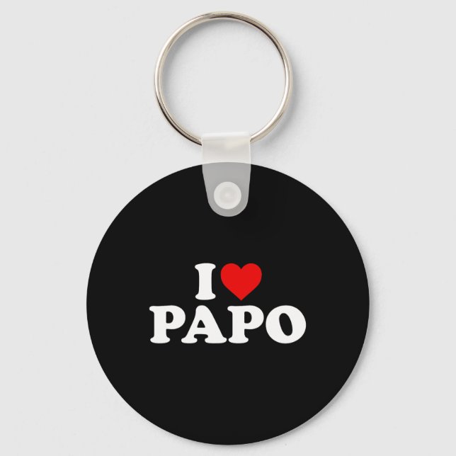 Chaveiro Eu Amo Papo (Frente)